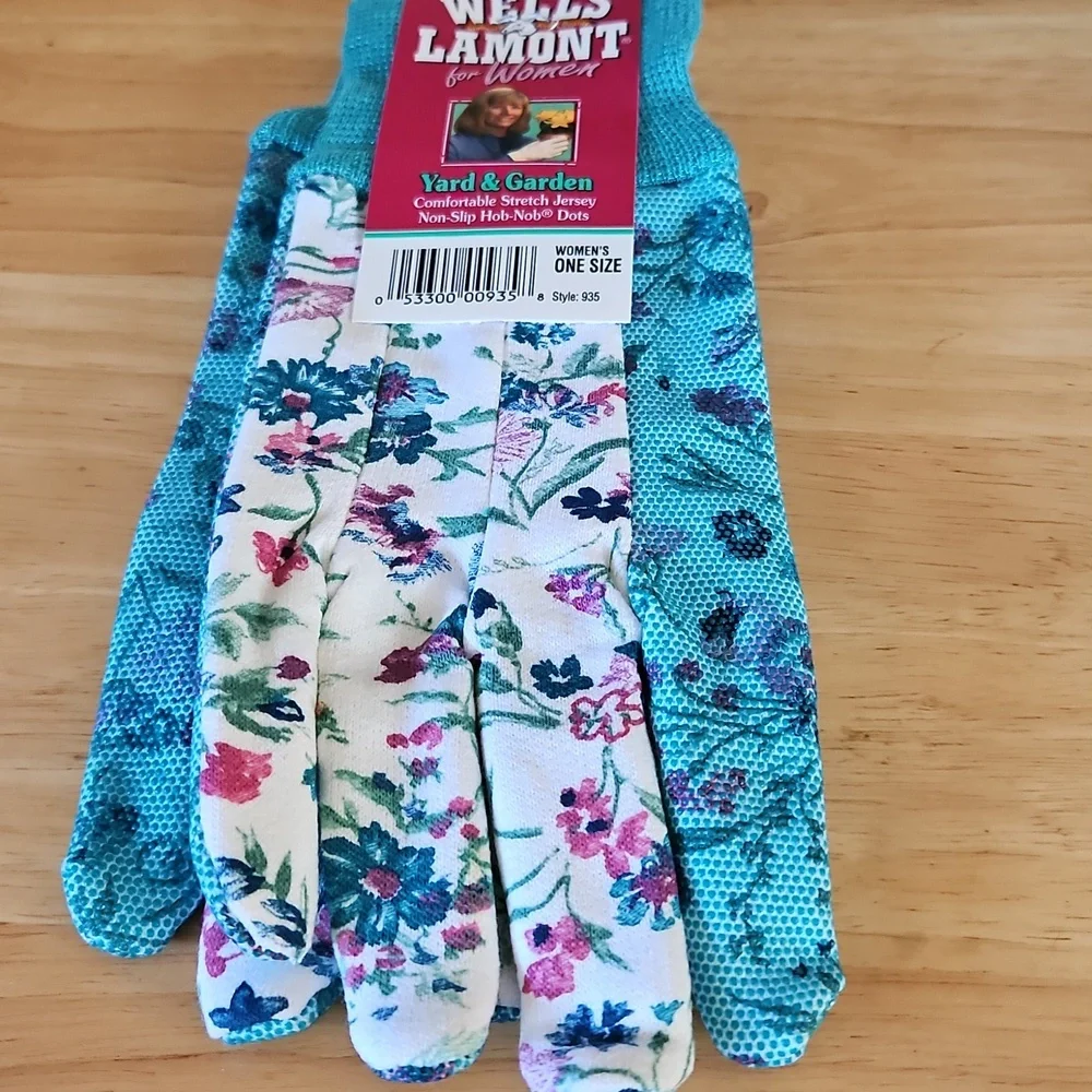 Wells Lamont Floral Garden Gloves Womens One Size NEW